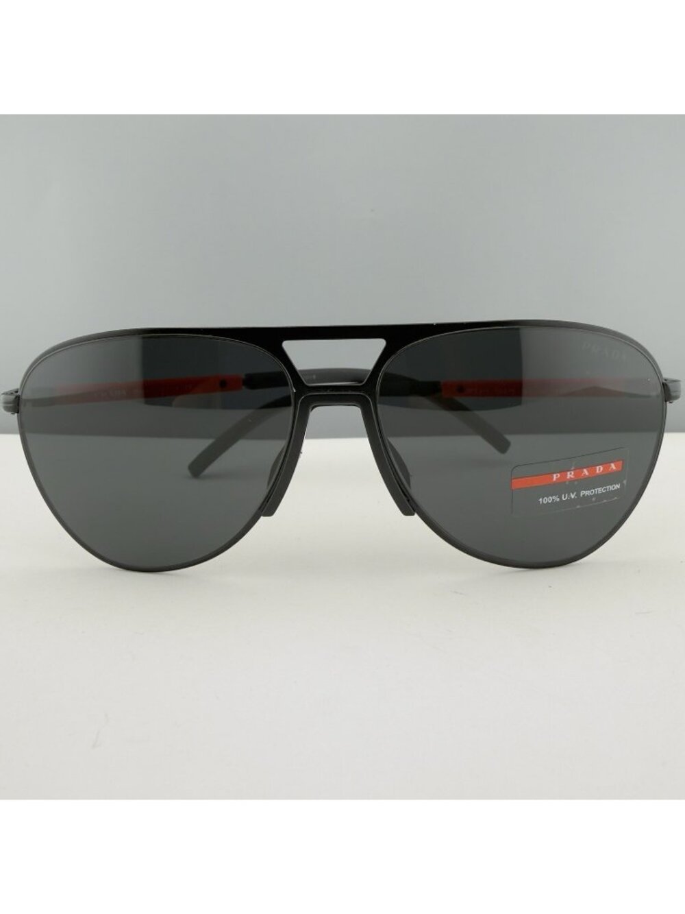 Prada Sport PS51XS Sunglasses Aviator Matte Black 59 15 145 READ